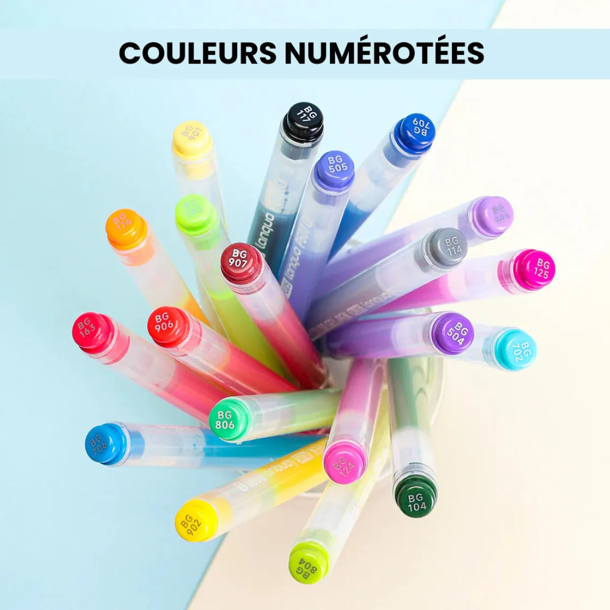 Languo – Stylo Gel Plus 1mm – vue 3 | ColoBloom