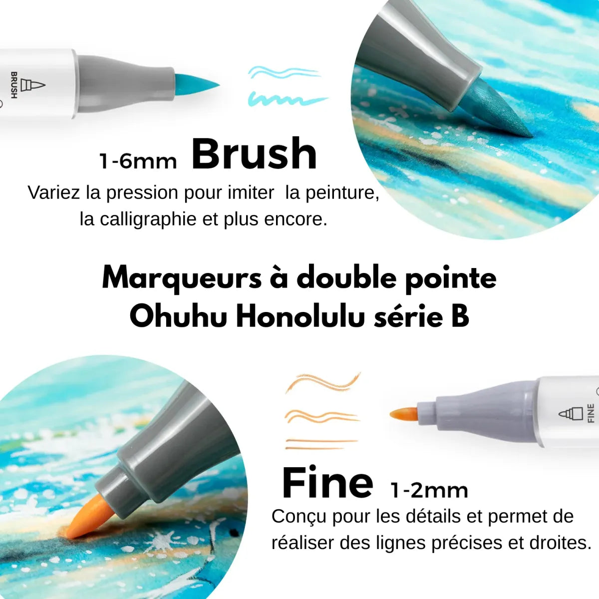 Ohuhu – Honolulu B – 48 Pastels – vue 3 | ColoBloom