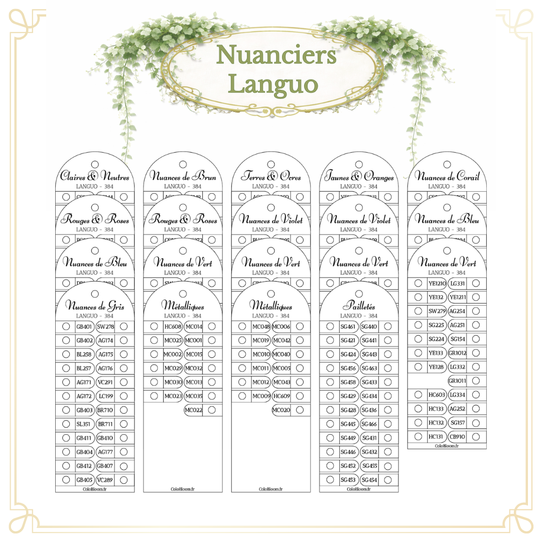 Nuanciers – Languo Acrylique