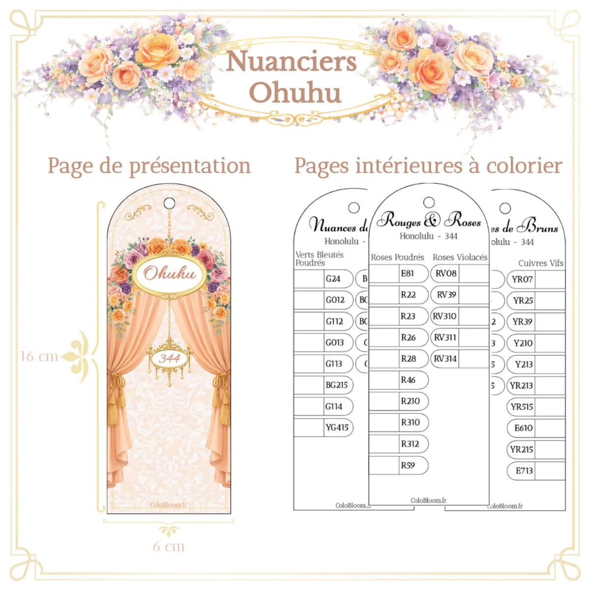 Nuanciers – Ohuhu Honolulu – vue 2 | ColoBloom