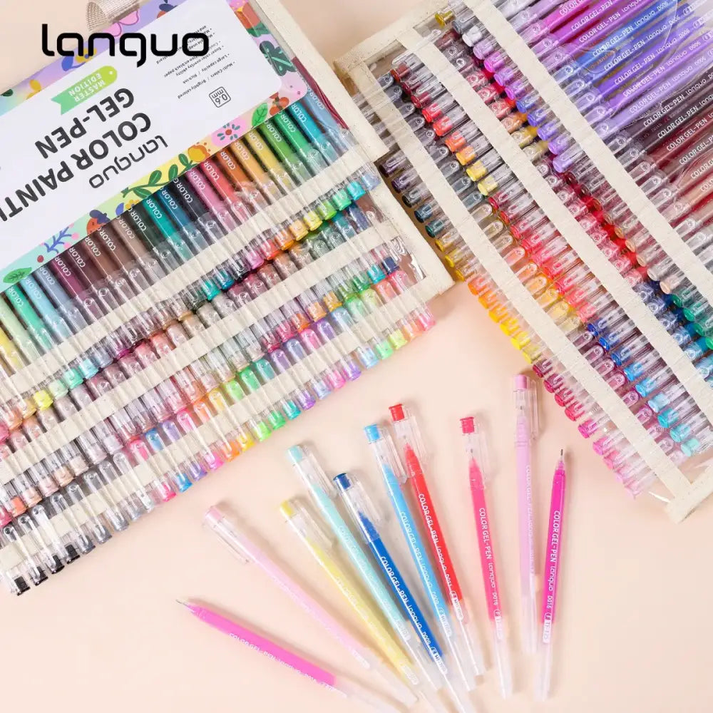 Languo – Trousse 168 Stylos Gel 0,6mm – vue 2 | ColoBloom