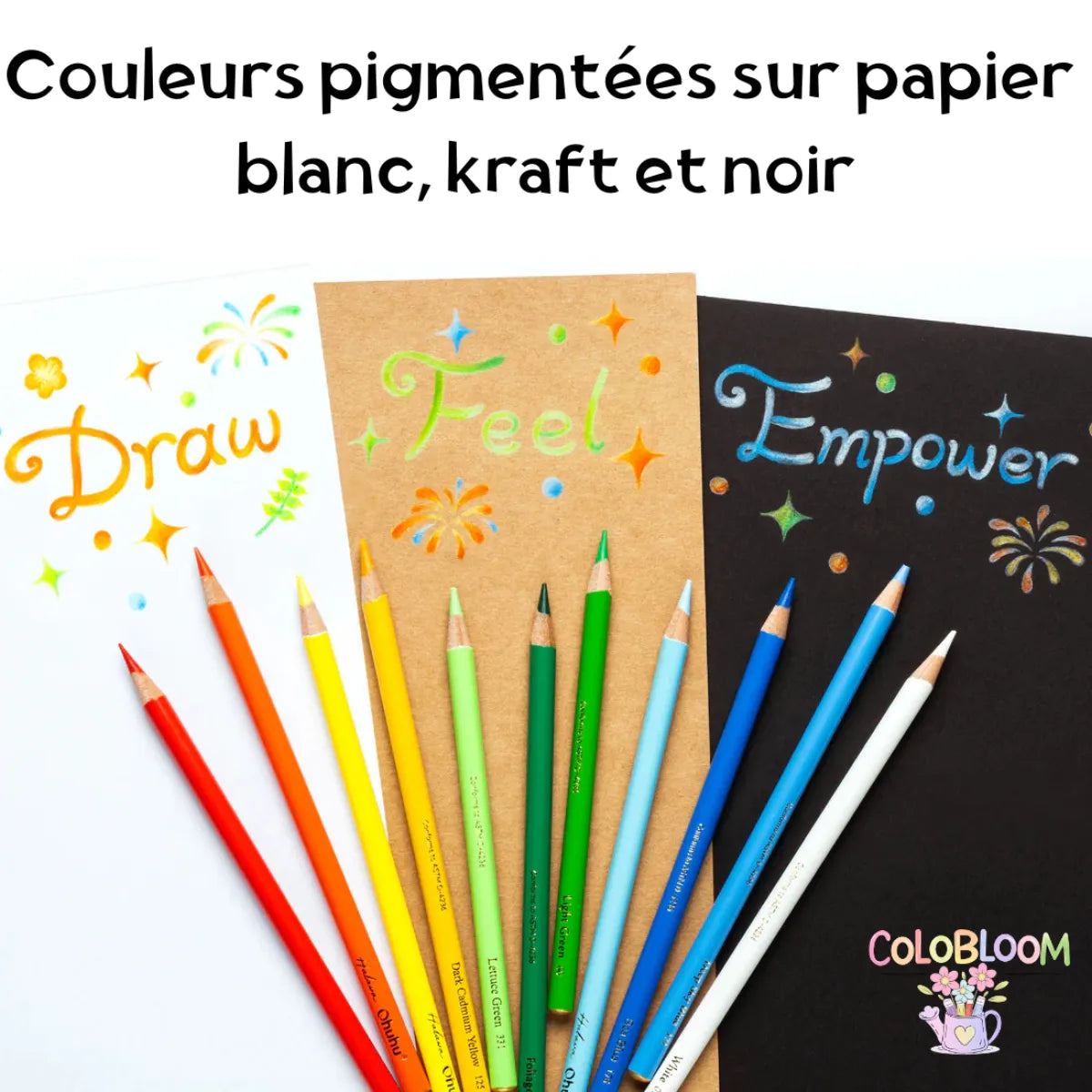 Ohuhu – 72 Crayons de Couleur – vue 3 | ColoBloom
