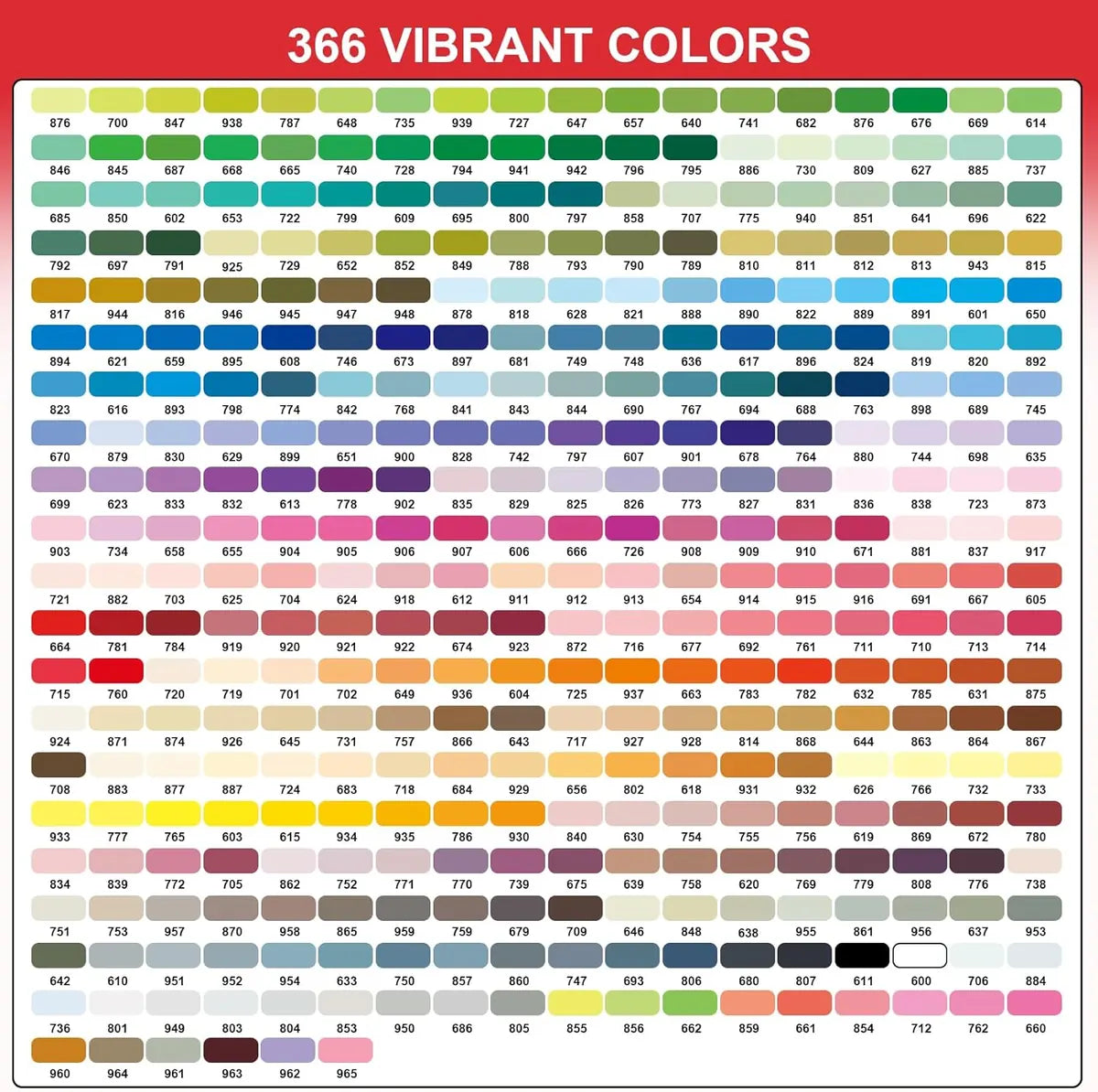Guangna – 366 Marqueurs Acrylique – Sacoche – vue 4 | ColoBloom