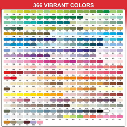 Guangna – 366 Marqueurs Acrylique – Sacoche – vue 4 | ColoBloom