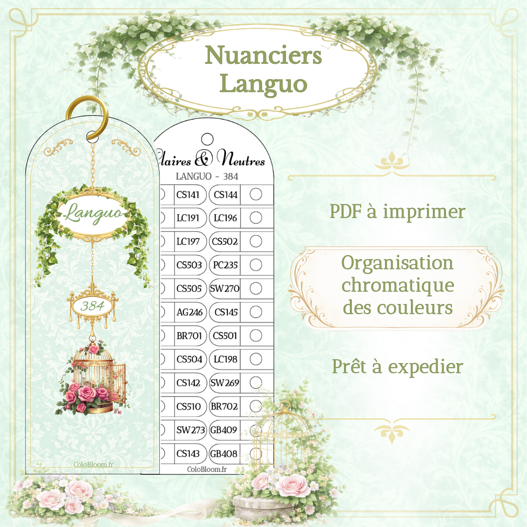 Nuanciers – Languo Acrylique