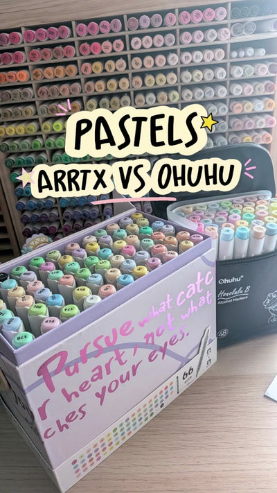 Pastels : Arrtx ou Ohuhu ?